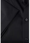 Produktbild fr 'OLYMP Luxor comfort fit Hemd Halbarm New Kent Kragen Popeline schwarz'