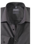 Produktbild fr 'OLYMP Luxor comfort fit Hemd Langarm New Kent Kragen Chambray anthrazit'