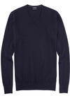 Produktbild fr 'OLYMP Casual Strick body fit Pullover V-Ausschnitt dunkelblau'