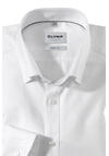 Produktbild fr 'OLYMP Level Five body fit Hemd Langarm Under Button Down Kragen Struktur wei'