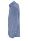 Produktbild fr 'OLYMP Level Five body fit Hemd Langarm Under Button Down Kragen Struktur mittelblau'