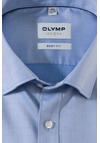 Produktbild fr 'OLYMP Level Five body fit Hemd Langarm Under Button Down Kragen Struktur mittelblau'