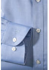 Produktbild fr 'OLYMP Level Five body fit Hemd Langarm Under Button Down Kragen Struktur mittelblau'