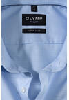 Produktbild fr 'OLYMP No. Six super slim Hemd Langarm Muster hellblau'