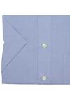 Produktbild fr 'OLYMP Luxor modern fit Hemd Halbarm New Kent Kragen Karo hellblau'