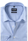 Produktbild fr 'OLYMP Luxor modern fit Hemd Langarm mit New Kent Kragen Karo hellblau'