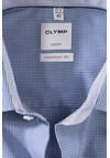 Produktbild fr 'OLYMP Luxor comfort fit Hemd Langarm Karo dunkelblau'