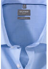 Produktbild fr 'OLYMP Luxor comfort fit Hemd Langarm New Kent Kragen Karo hellblau'