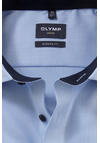 Produktbild fr 'OLYMP Luxor modern fit Hemd Langarm Struktur eisblau'