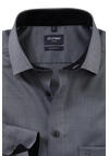 Produktbild fr 'OLYMP Luxor modern fit Hemd Langarm Struktur schwarz'