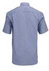 Produktbild fr 'OLYMP Luxor comfort fit Hemd Halbarm New Kent Kragen Karo dunkelblau'