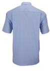 Produktbild fr 'OLYMP Luxor comfort fit Hemd Halbarm New Kent Kragen Karo hellblau'