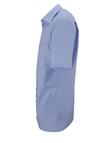Produktbild fr 'OLYMP Luxor comfort fit Hemd Halbarm New Kent Kragen Karo hellblau'