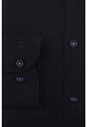 Produktbild fr 'OLYMP Level Five body fit Hemd 24 / Seven extra langer Arm Jersey Stretch blau'