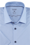 Produktbild fr 'OLYMP Level Five body fit Hemd 24 / Seven Halbarm Jersey Stretch aqua'