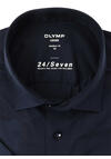 Produktbild fr 'OLYMP Luxor 24/Seven modern fit Hemd Halbarm Jersey Stretch nachtblau'