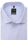 Produktbild fr 'OLYMP Luxor modern fit Hemd Langarm New Kent Karo hellblau'
