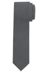 Produktbild f�r 'OLYMP Krawatte slim 6,5 cm breit aus reiner Seide Fleckabweisend Muster anthrazit'