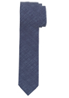 Produktbild f�r 'OLYMP Krawatte super slim 5 cm breit aus reiner Seide Fleckabweisend Muster dunkelblau'