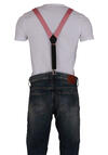 Produktbild fr 'OLYMP Hosentrger 3 cm breit 3 Clip Stretch Muster rot'