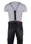 Produktbild fr 'OLYMP Hosentrger 3 cm breit 3 Clip Stretch Muster blau'