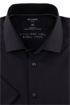 Produktbild fr 'OLYMP Luxor 24/Seven modern fit Hemd Halbarm Twill schwarz'