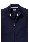 Produktbild fr 'OLYMP Casual Strick Cardigan Langarm Reiverschluss extrafeine Baumwolle nachtblau'