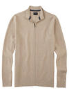 Produktbild fr 'OLYMP Casual Strick Cardigan Langarm Reiverschluss extrafeine Baumwolle beige'