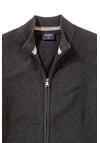 Produktbild fr 'OLYMP Casual Strick Cardigan Langarm Reiverschluss extrafeine Baumwolle anthrazit'