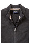 Produktbild fr 'OLYMP Casual Strick Cardigan Langarm Reiverschluss extrafeine Baumwolle anthrazit'