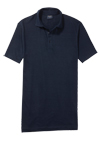 Produktbild fr 'OLYMP Regular Fit Polo Halbarm geknpfter Polokragen Leinen Stretch nachtblau'