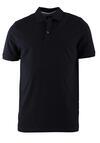 Produktbild fr 'OLYMP Regular Fit Polo Halbarm geknpfter Polokragen Baumwolle Pique schwarz'