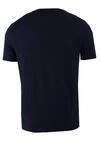 Produktbild fr 'OLYMP Regular Fit T-Shirt Halbarm geknpfter V-Ausschnitt Leinenmix nachtblau'