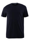 Produktbild fr 'OLYMP Regular Fit T-Shirt Halbarm Rundhals Baumwolle Interlock Jersey nachtblau'