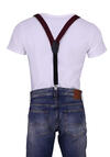 Produktbild fr 'OLYMP Hosentrger 3 cm breit 3 Clip Seide Paisleymuster rot'