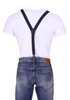 Produktbild fr 'OLYMP Hosentrger 2,5 cm breit 3 Clip Stretch nachtblau'
