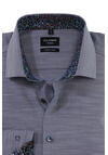 Produktbild fr 'OLYMP No. Six super slim Hemd extra langer Arm New Kent Kragen Stretch Faux nachtblau'