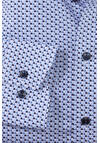 Produktbild fr 'OLYMP Luxor modern fit Hemd Langarm Haifischkragen Muster blau'