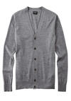 Produktbild fr 'OLYMP Casual regular fit Cardigan Langarm hellgrau'