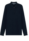 Produktbild f�r 'OLYMP Regular Fit Polo Langarm Rei�verschluss Polokragen Jersey nachtblau'
