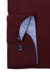 Produktbild fr 'OLYMP Level Five body fit Hemd Langarm New Kent Kragen Muster rot'
