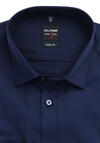 Produktbild fr 'OLYMP Level Five body fit Hemd Langarm New Kent Kragen Twill Stretch nachtblau'