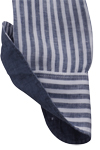Produktbild fr 'OLYMP Casual regular fit Hemd Langarm New Kent Kragen Leinen Streifen dunkelblau'