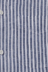 Produktbild fr 'OLYMP Casual regular fit Hemd Langarm New Kent Kragen Leinen Streifen dunkelblau'