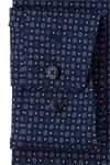 Produktbild fr 'OLYMP Luxor modern fit 24/Seven Hemd Langarm New Kent Kragen Muster dunkelblau'
