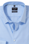 Produktbild fr 'OLYMP No. Six super slim Hemd Langarm New Kent Kragen aqua'