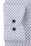 Produktbild fr 'OLYMP Luxor 24/Seven modern fit Hemd Langarm New Kent Kragen Stretch Muster blau'