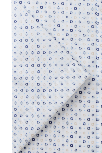 Produktbild fr 'OLYMP Luxor modern fit Hemd Halbarm New Kent Kragen Blumenmuster hellblau'