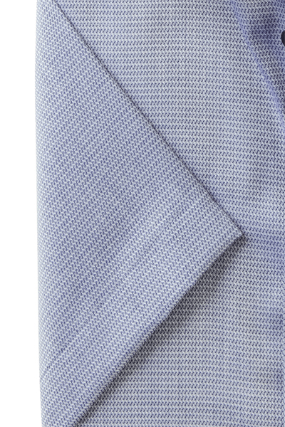 Produktbild fr 'OLYMP Luxor modern fit Hemd Halbarm New Kent Kragen Struktur dunkelblau'