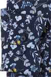Produktbild fr 'OLYMP Luxor modern fit Hemd Langarm New Kent Kragen Blumenmuster dunkelblau'